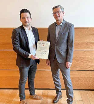 Bestellung des neuen Standesbeamten Bernd Hussinger
