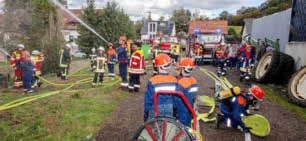 Jahreshauptübung der Jugendwehr in Friedrichweiler